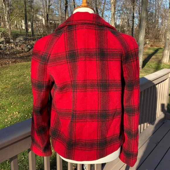 Talbots Plaid Christmas Blazer jacket - Picture 4 of 8